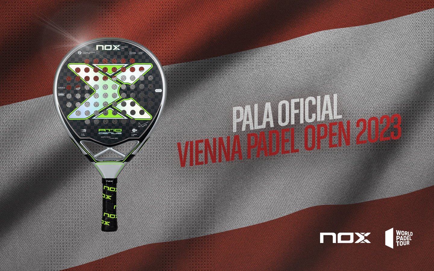 NOX repite como Pala Oficial del WPT Vienna Padel Open 1000 - NOX
