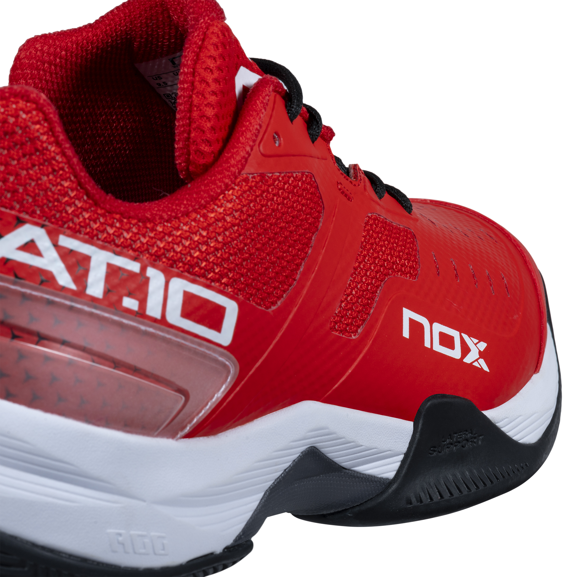 Zapatillas de Pádel Nox AT10 Rojo/Negro