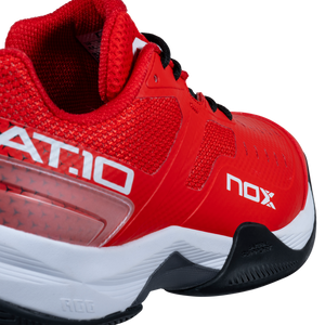 Zapatillas de Pádel Nox AT10 Rojo/Negro