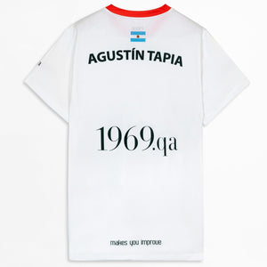 Camiseta de Pádel Oficial de Agustín Tapia 2022/23 - Blanco - NOX