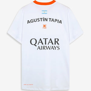 Camiseta de Pádel Oficial de Agustín Tapia 2023 - Blanco - NOX