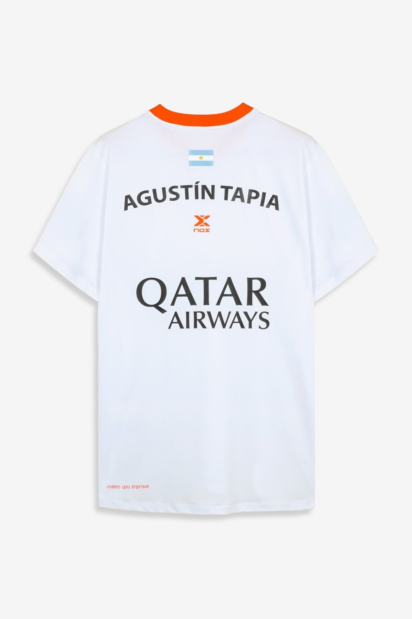 Camiseta de Pádel Oficial de Agustín Tapia 2023 - Blanco