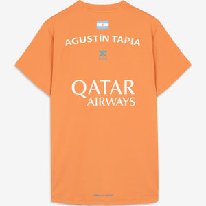 Camiseta de Pádel Oficial de Agustín Tapia 2023 - Naranja tanjerine - NOX