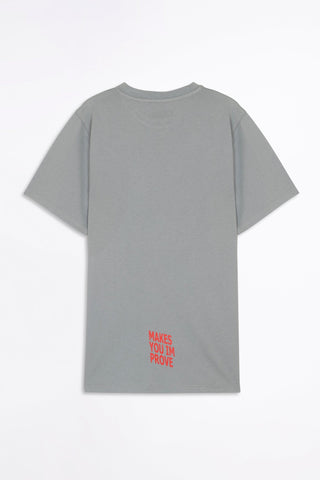 Camiseta hombre BASIC - CASUAL gris - NOX