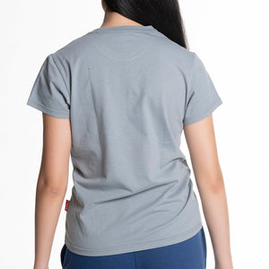 Camiseta mujer BASIC - CASUAL gris - NOX
