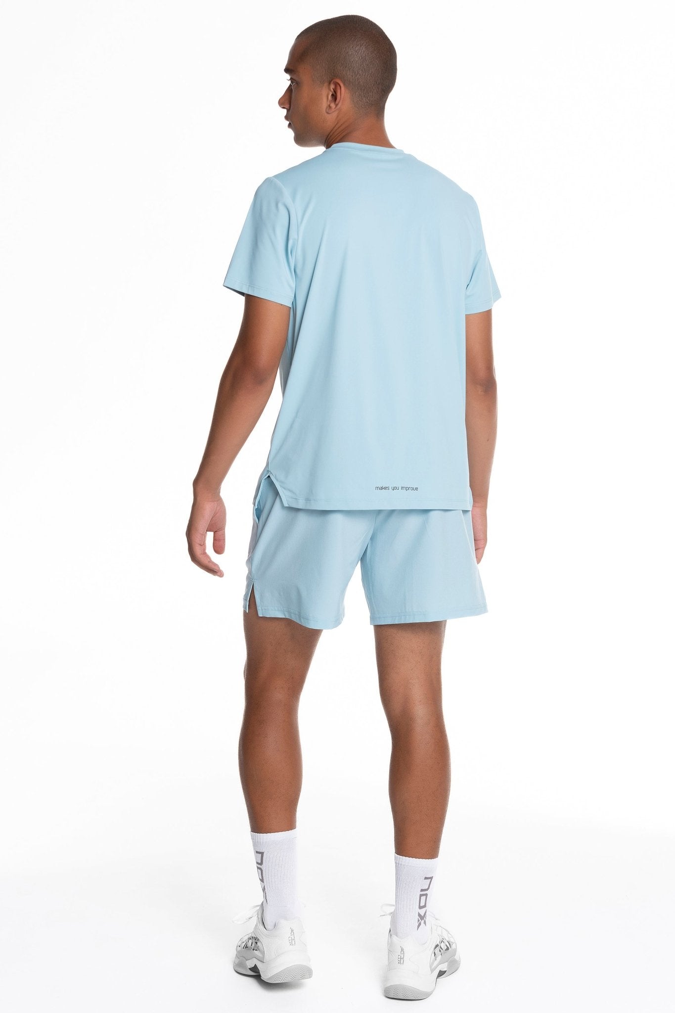 Camiseta Pádel Hombre PRO - REGULAR azul cielo - NOX