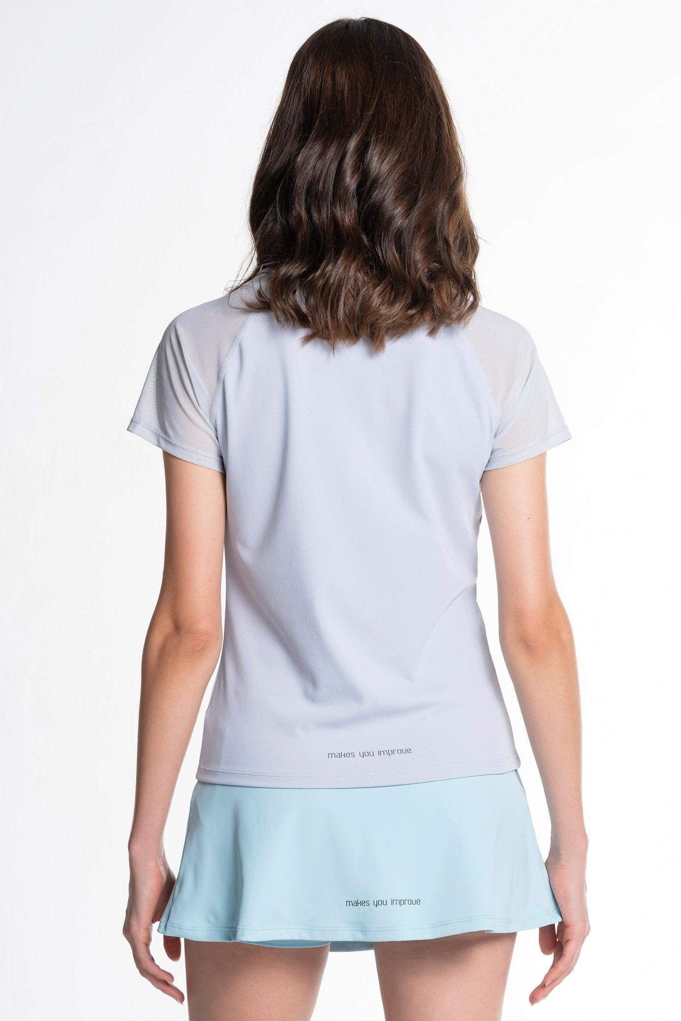 Camiseta Pádel Mujer PRO - REGULAR gris - NOX