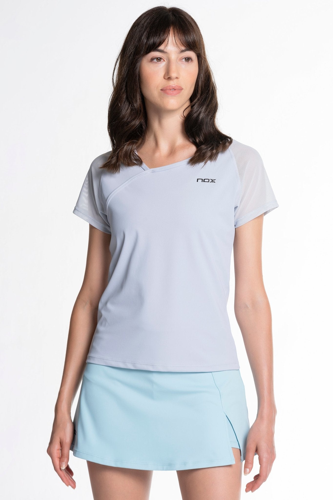Camiseta Pádel Mujer PRO - REGULAR gris