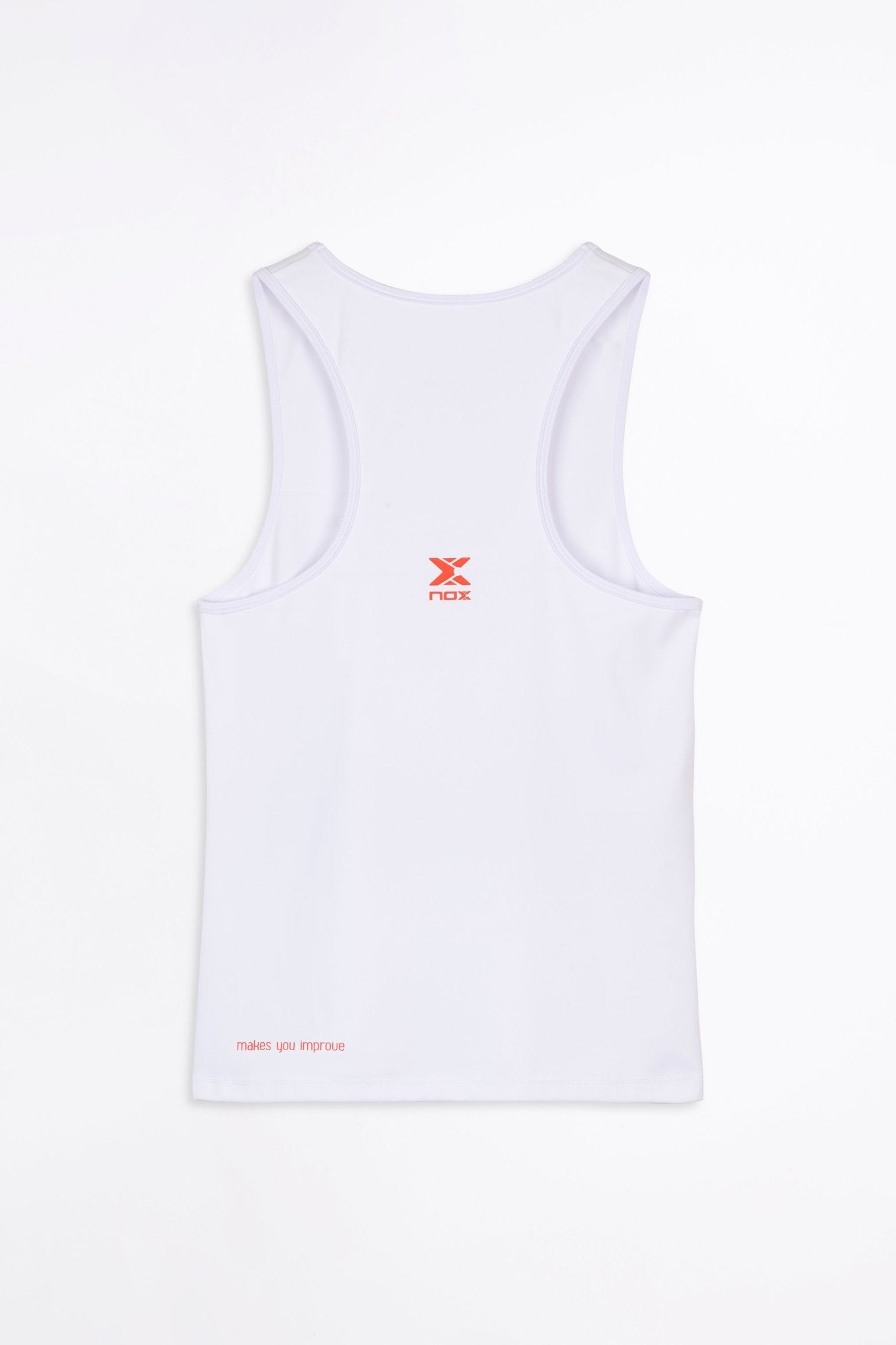 Camiseta tirantes mujer TEAM blanco - NOX