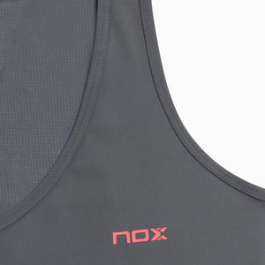 Camiseta Tirantes Pádel Mujer PRO - FIT dark grey - NOX