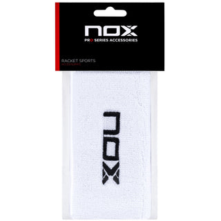 Muñequeras deportivas largas NOX blanco/negro - NOX