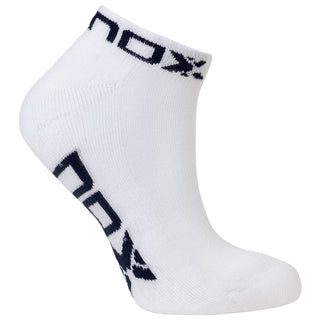 Pack calcetines técnicos TOBILLEROS "pinkies" blanco/azul marino - NOX
