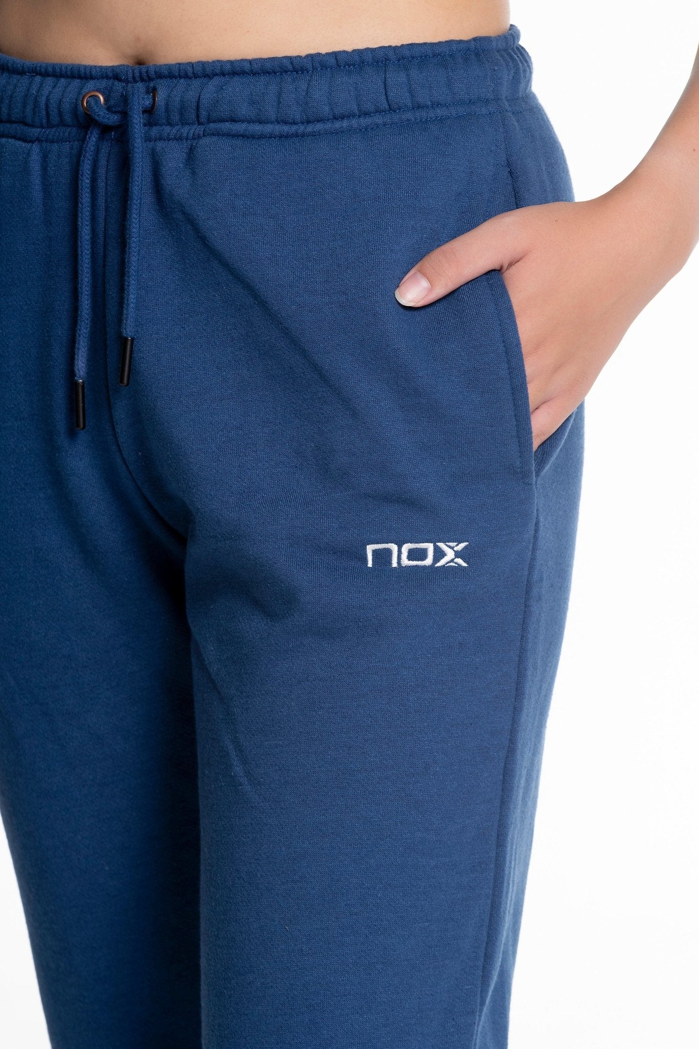 Pantalón chandal mujer BASIC - CASUAL azul marino - NOX