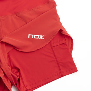 Pantalón pádel mujer PRO rojo - NOX