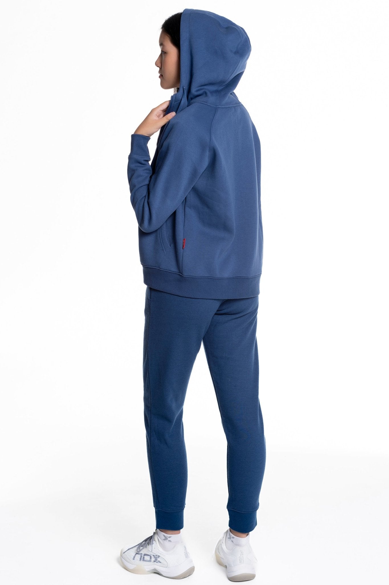 Sudadera con capucha mujer BASIC - CASUAL azul marino - NOX