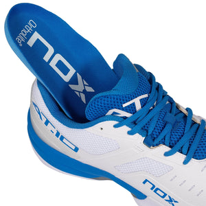 Zapatillas de Pádel Nox AT10 Blanco/Azul - NOX