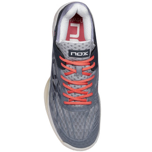 Zapatillas de pádel Nox AT10 LUX Gris/Coral - NOX