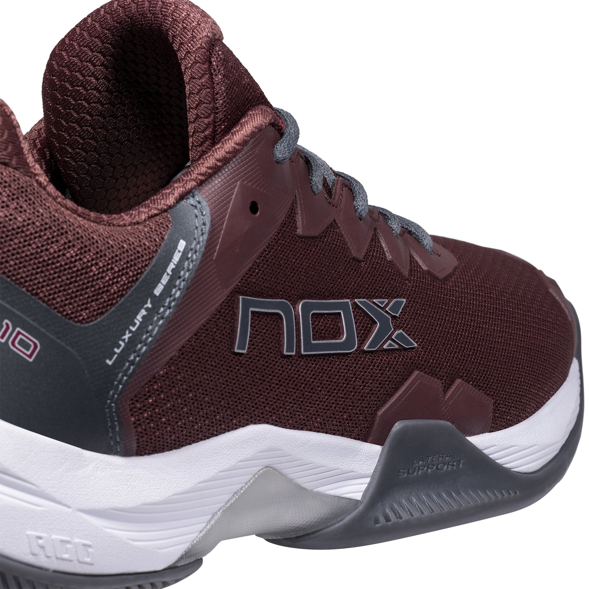 Zapatillas de Pádel Nox ML10 HEXA Granate/Gris plomo - NOX